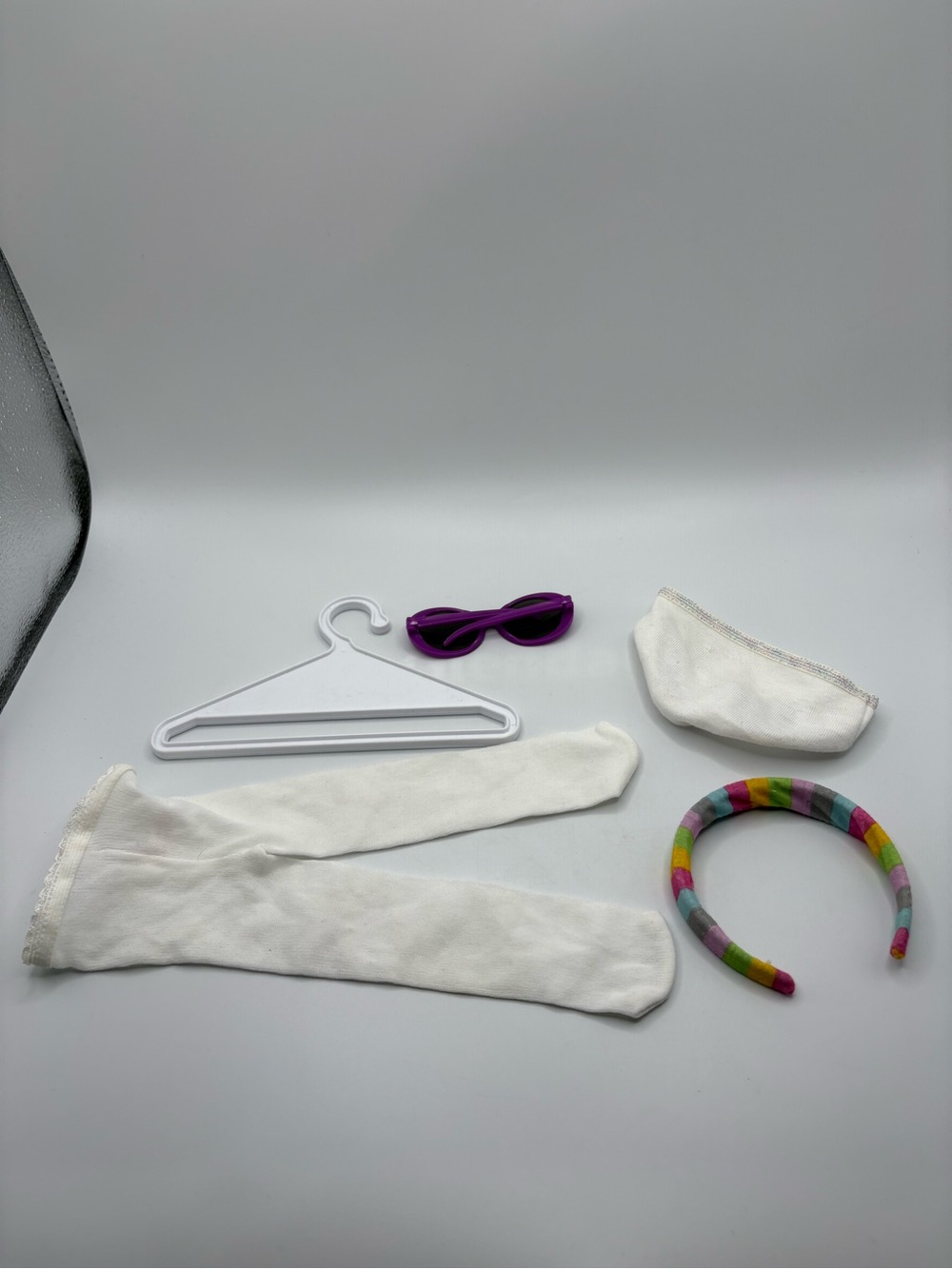 Lot of 5 American Girl Doll Accessories tights sunglasses hanger undies headband
